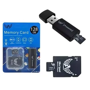 Cartão de Memória Micro SD 128GB Classe 10 Kit 3 em 1 com Adaptador SD e Leitor USB 2.0 Altomex Cartão de Memória Micro SD 128GB Classe 10 3 em 1 com Adaptador SD e Leitor USB Altomex
