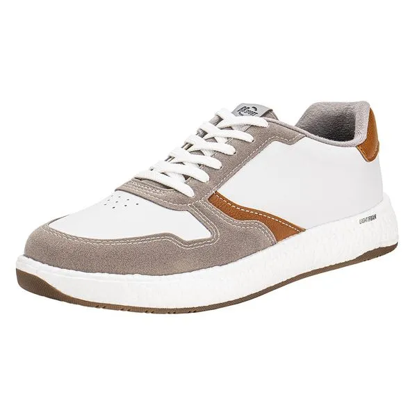 Tênis Masculino Casual BRsport 2297102 BRANCO/CINZA 42