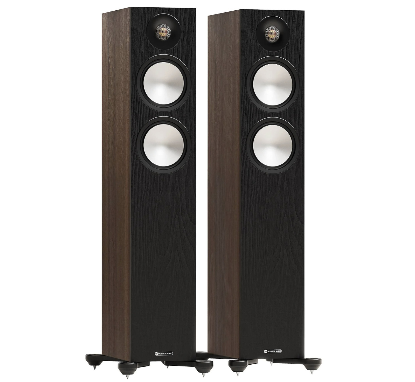 Monitor Audio Bronze 300 7G - Par de Caixas Acústicas Torre 150W (Walnut)