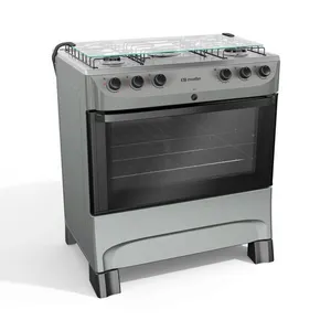 Fogão Mueller 5 Bocas Titânio Com Acendimento Automático Mfi5bb Bivolt