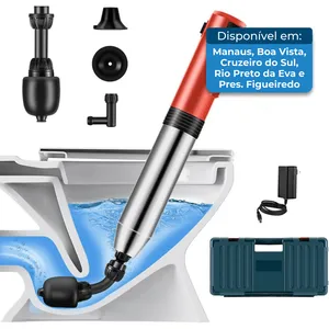 Desentupidor para Vaso Sanitário Elétrico Ttill Vermelho A-MBI