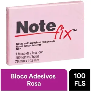 NOTEFIX 100F.76MMX102MM ROSA