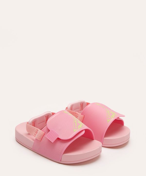 chinelo slide infantil rider rosa 25