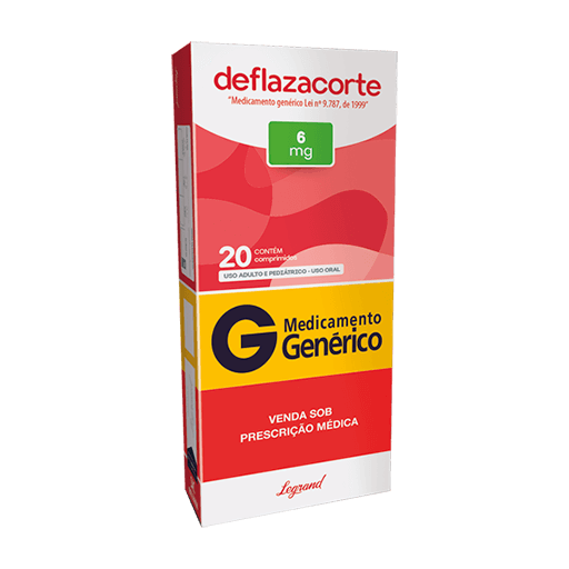 Deflazacorte 6Mg 20Cprs - Leg (G)