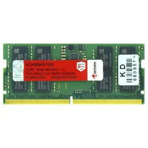 Memória RAM para Notebook Keepdata DDR5 16GB 4800MHz KD48S40-16G Alta Durabilidade Memória RAM Notebook Keepdata DDR5 16GB 4800MHz KD48S40-16G