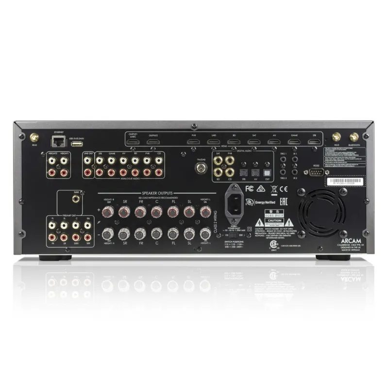 Receiver Arcam AVR10 Dolby Atmos DTS:X 7.2ch WiFi Bluetooth 4K IMAX Dirac Live - Bivolt