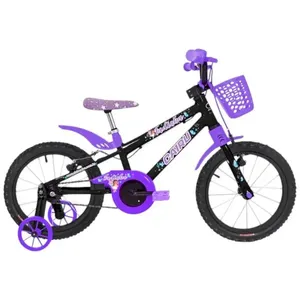 Bicicleta Infantil Cairu Aro 16 Fadinha Preto E Violeta (MP)