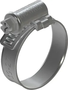 Abraçadeira rosca sem fim 14mm a 22mm fita 9mm com 10 peças METALMATRIX