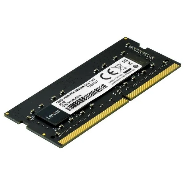 Memória RAM para Notebook Lexar DDR4 16GB 3200MHz LD4AS016G-B3200GSST Baixo Consumo Memória RAM Notebook Lexar DDR4 16GB 3200MHz LD4AS016G-B3200GSST