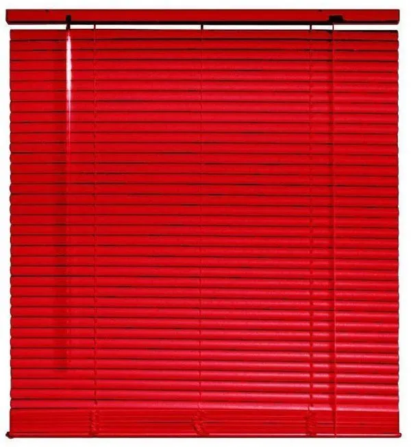 Persiana Top Flex Horizontal Pvc 25Mm 140X140 Vermelho