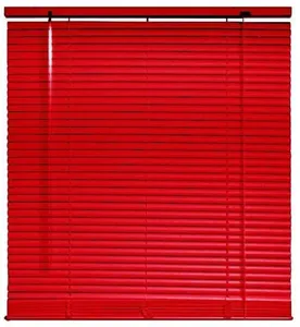 Persiana Top Flex Horizontal Pvc 25Mm 140X140 Vermelho