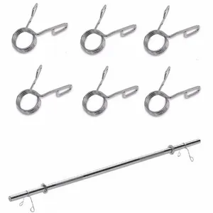 Kit 20 Presilhas Barra Grampo 3 Voltas 28.60 mm Academia