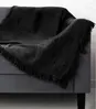 Manta Para Sofá Tapetes Junior Preto UN / Preto