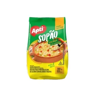 Sopão Apti Galinha com Macarrão e Vegetais 200g SOPAO APTI 200G GALINHA COM MACARRAO E V