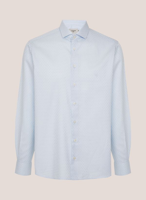 Camisa Slim Fit Maquinetada Dudalina Masculina 42