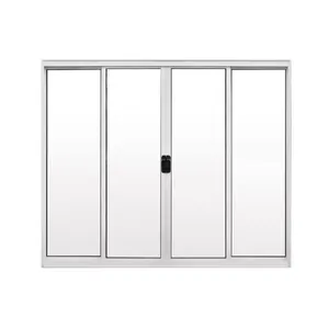 Janela 4 Folhas De Correr S/ Grade 1.00 X 1.50 Alumínio Branco Linha Modular - Hale