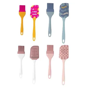Conjunto 2 Espátulas Silicone Color Cazza Sortido