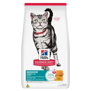 Ração Hill's Science Diet Indoor Gatos Adultos Castrados Sabor Frango 1,58 kg