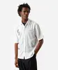camisa masculina bordado folhagens off white P