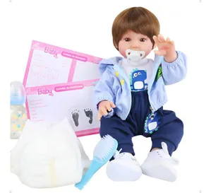 Boneca Bebê Reborn Menino Dino 100% Vinil Realista