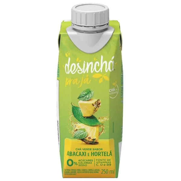 Chá Verde Gelado Desinchá Abacaxi e Hortelã 250ml
