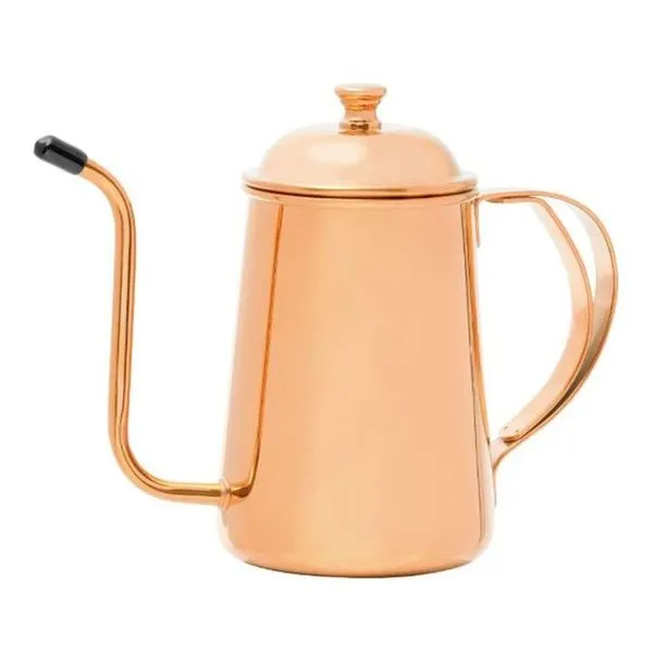 Bule Bico Fino Inox Cabo Golden 700 Ml Mimo Style Af22118