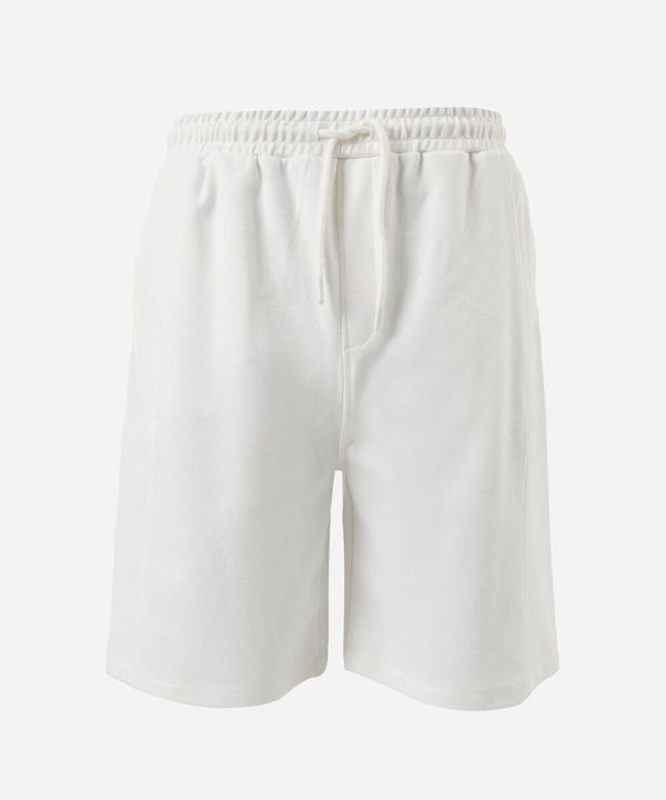 bermuda juvenil com bolsos off white 10