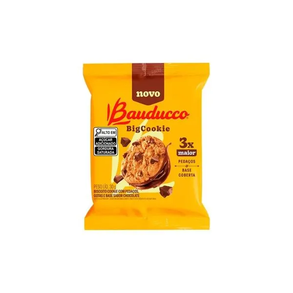 Cookies de Chocolate Bauducco 30g COOKIES BAUDUCCO CHOCOLATE 30G