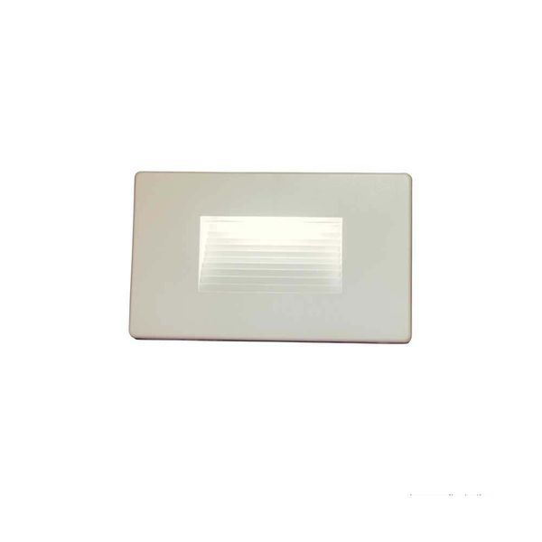 Balizador de parede defletor horizontal 2700K branco Luz Nova