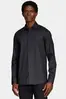 Camisa Manga Longa Slim Tricoline Stretch Chumbo - XGG