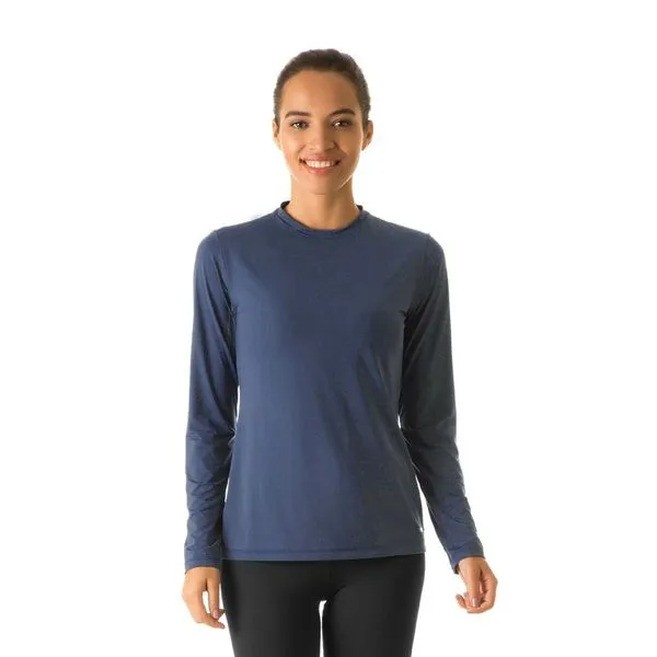 Camisa Uvline UVPRO Colors ML Feminina Marinho M