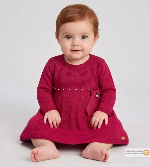 Vestido Corações Vermelho - M