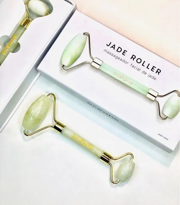 Massageador Facial Océane Jade Roller