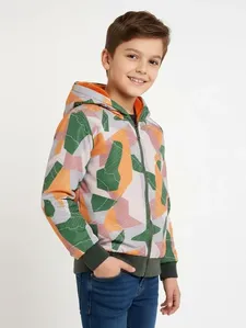 Jaqueta Dupla Face Infantil Para Menino - LARANJA 8