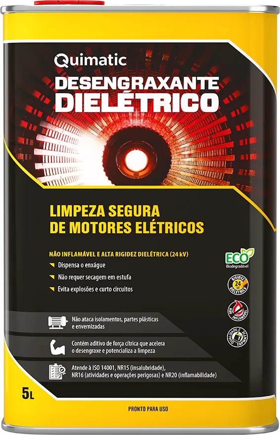 Desengraxante Industrial Dielétrico 5 Litros DT2 Quimatic