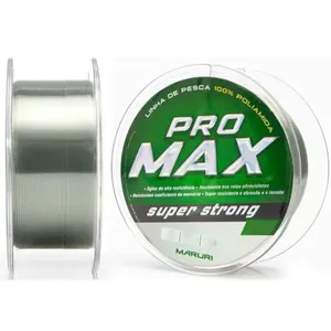 Linha de Pesca Monofilamento Pro Max Super Strong 0,43MM 250M Alta Resistência Verde Maruri Fishing Linha de Pesca Monofilamento Pro Max Super Strong 0,43MM 250M Verde Maruri Fishing