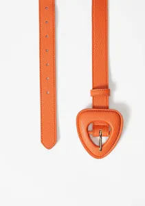 Cinto Feminino Com Fivela Triangular - Laranja P