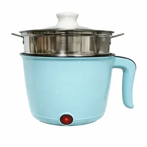 Mini Panela de Arroz Elétrica Cheguei BR PC-18 Multifuncional Azul 220V Mini Panela de Arroz Elétrica Cheguei BR PC-18 Azul 220V com Recipiente Inox