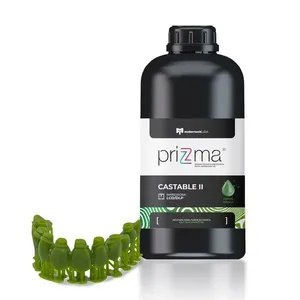 Resina priZma 3D Castable II DLP/LCD Verde 250g makertechLabs