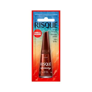 Esmalte Risque Chillibeans Metalico Por Tras Dessa Lente.. 8ml