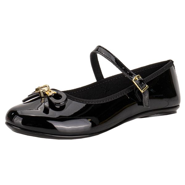 Sapatilha Infantil Feminina Molekinha - 2502394 VERNIZ/PRETO 01 28