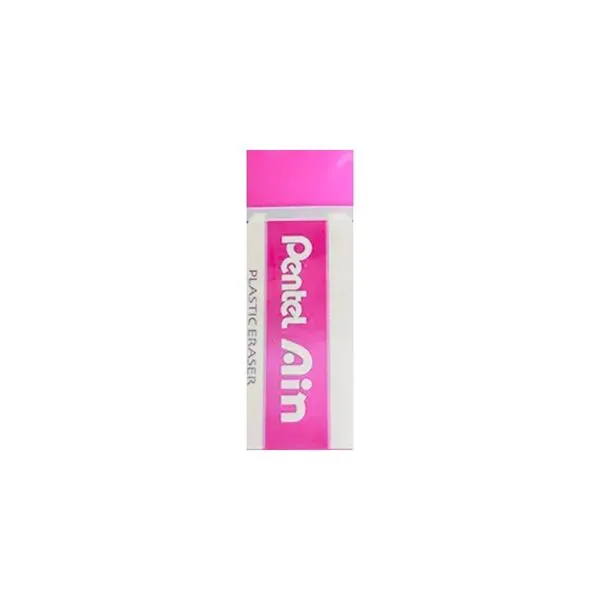 Borracha Pentel Ain Macia para Uso Escolar e Profissional com Apagamento Limpo sem Resíduos Tamanho Compacto 1 Unidade Borracha Pentel Ain Macia para Uso Escolar e Profissional com Apagamento Limpo 1 Unidade Rosa