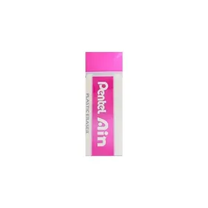 Borracha Pentel Ain Macia para Uso Escolar e Profissional com Apagamento Limpo sem Resíduos Tamanho Compacto 1 Unidade Borracha Pentel Ain Macia para Uso Escolar e Profissional com Apagamento Limpo 1 Unidade Rosa