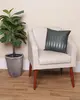 Almofada Velvet Suede 40cm x 40cm Estampa Étnica Verde UN