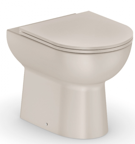 Kit Vaso Sanitário Convencional com Complemento de Instalação Smart Beige Celite