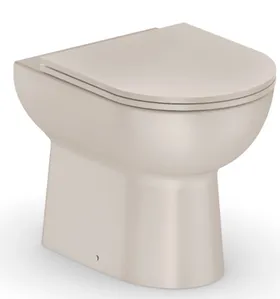 Kit Vaso Sanitário Convencional com Complemento de Instalação Smart Beige Celite