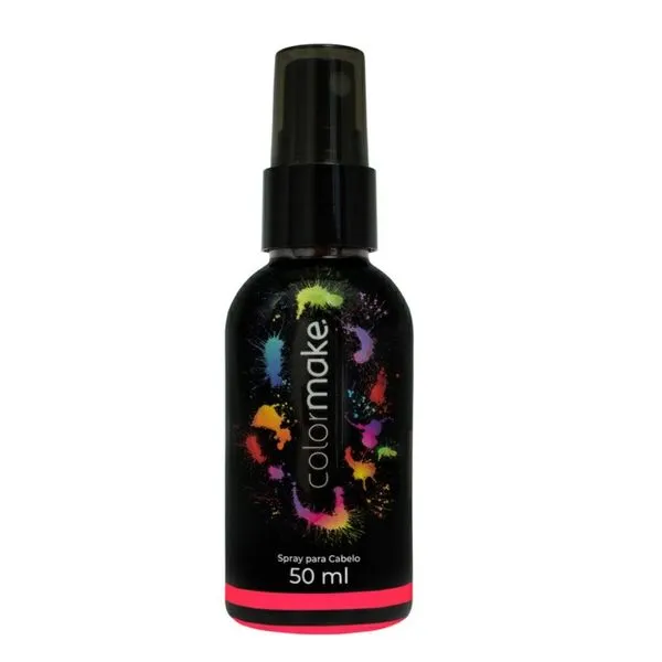 Spray Para Cabelo Colormake Neon Pink 50ml