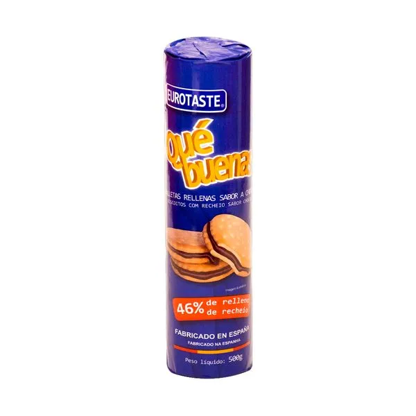 Biscoito Eurotaste Recheado Chocolate 500g