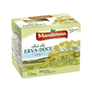 Cha Mandiervas Erva-doce Com 10 Saches