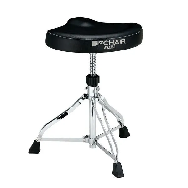 Banco para Bateria Tama 1st Chair HT250 Assento Selim Anatômico com Ajuste de Altura Tama Drums Banco para Bateria Tama 1st Chair HT250 Selim Anatômico Tama Drums